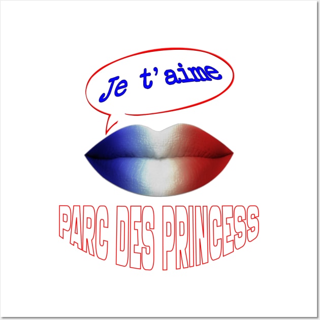 JE TAIME FRENCH KISS PARC DES PRINCESS Wall Art by ShamSahid